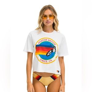 AVIATOR NATION SIGNATURE BOYFRIEND TEE